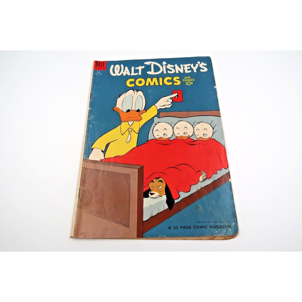 Walt Disney COMICS & STORIES #166 Donald Duck by Carl Barks 1954 Roy Campanella